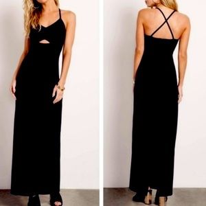 Ali & Jay Black Maxi Dress